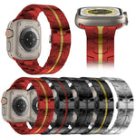 鋼製錶帶，適用於 Apple Watch Series 8&7 41mm / SE 2&6&SE&5&4 40mm / 3&2&1 38mm，適用於 Apple Watch Ultra 49mm / Series 8&7 45mm / SE 2&6&SE&5&4 44mm / 3&2&1 42mm
