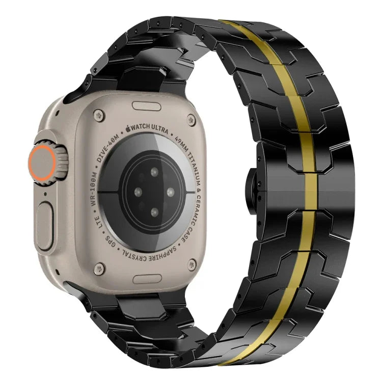 鋼製錶帶，適用於 Apple Watch Series 8&7 41mm / SE 2&6&SE&5&4 40mm / 3&2&1 38mm，適用於 Apple Watch Ultra 49mm / Series 8&7 45mm / SE 2&6&SE&5&4 44mm / 3&2&1 42mm