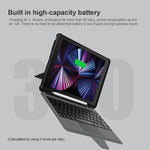 Nillkin 防撞組合鍵盤保護套，適用於 iPad 10.2 2019/2020/2021