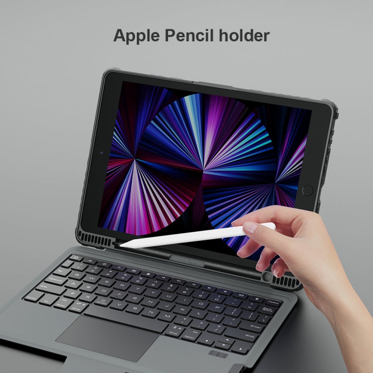 Nillkin 防撞組合鍵盤保護套，適用於 iPad 10.2 2019/2020/2021