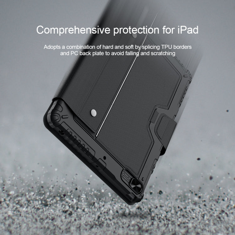 Nillkin 防撞組合鍵盤保護套，適用於 iPad 10.2 2019/2020/2021