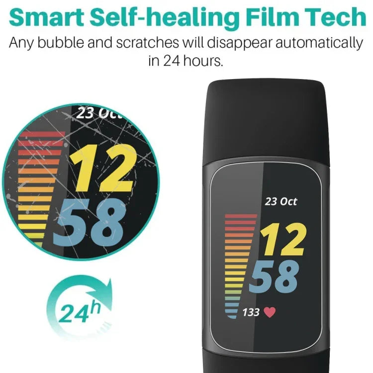 軟性水凝膠錶面保護膜，適用Fitbit Charge 5，OPPO Watch Free，Google Pixel Watch，Garmin Move Sport