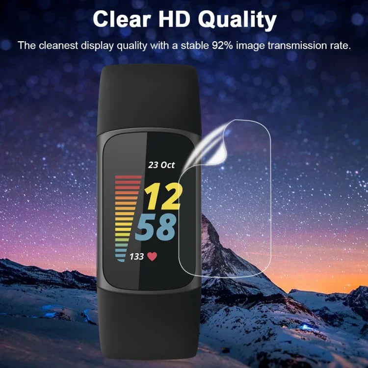 軟性水凝膠錶面保護膜，適用Fitbit Charge 5，OPPO Watch Free，Google Pixel Watch，Garmin Move Sport