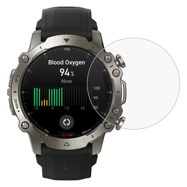 適用於 Huawei Watch GT 2 42mm 智慧手錶鋼化玻璃螢幕保護貼，適用於 Garmin Fenix 7S、Realme Watch、Amazfit Falcon、Huawei Watch GT 2 42mm、Huawei Watch GT 3 42mm、Garmin Forerunner 158、Garmin Instinct Crossover