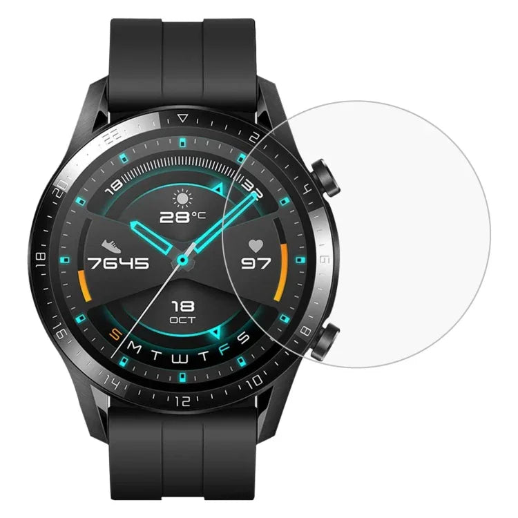 適用於 Huawei Watch GT 2 42mm 智慧手錶鋼化玻璃螢幕保護貼，適用於 Garmin Fenix 7S、Realme Watch、Amazfit Falcon、Huawei Watch GT 2 42mm、Huawei Watch GT 3 42mm、Garmin Forerunner 158、Garmin Instinct Crossover