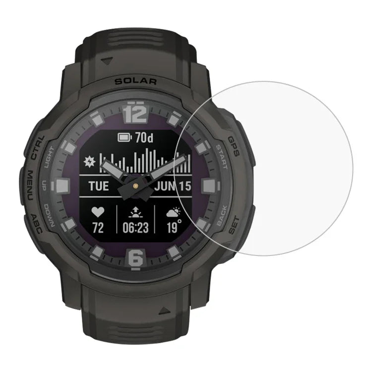適用於 Huawei Watch GT 2 42mm 智慧手錶鋼化玻璃螢幕保護貼，適用於 Garmin Fenix 7S、Realme Watch、Amazfit Falcon、Huawei Watch GT 2 42mm、Huawei Watch GT 3 42mm、Garmin Forerunner 158、Garmin Instinct Crossover
