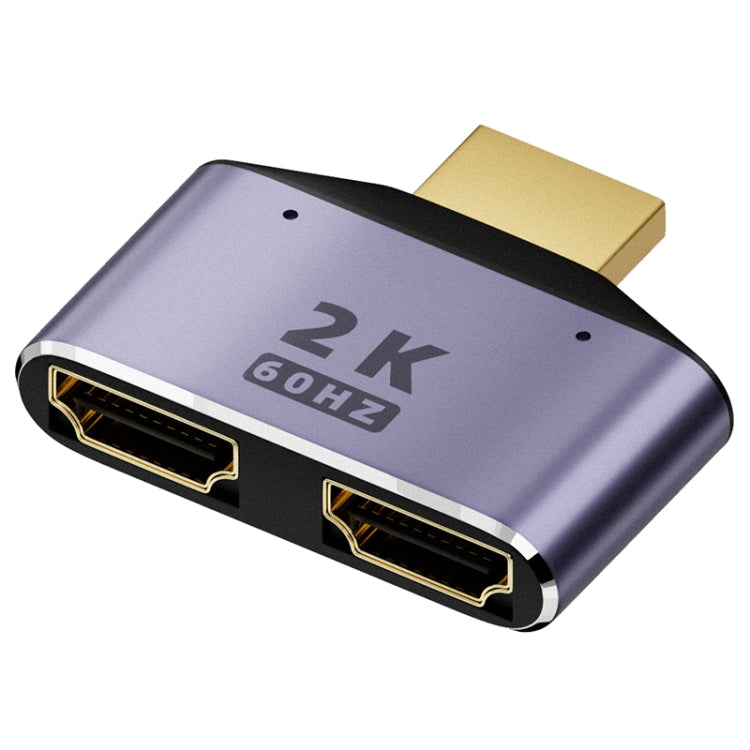 2 合 1 2K 60Hz HDMI 轉接器，帶指示燈