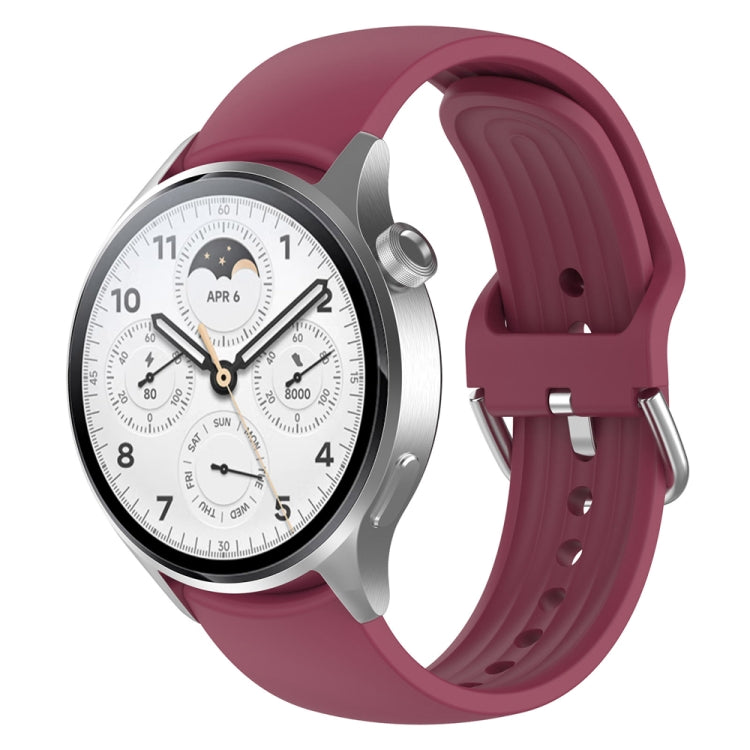 22mm Solid Color Silicone Watch Band, For Xiaomi Watch S2