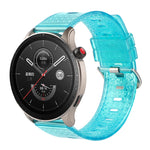 Diamond Texture Clear Glitter Watch Band, 20mm, 22mm