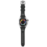 氟橡膠透明錶帶保護殼，適用於 Apple Watch Series 8&7 45mm，適用於 Apple Watch Series 8&7 45mm/SE 2&6&SE&5&4 44mm