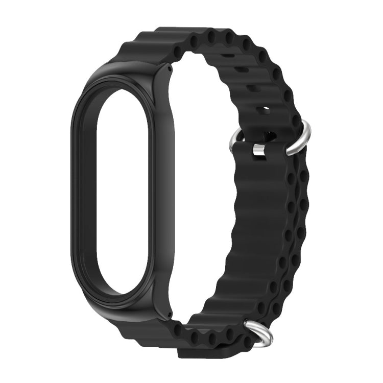 MIJOBS CS Marine Silicone Breathable Watch Band, For Xiaomi Mi Band 6 / 5, For Xiaomi Mi Band 7 / 7 NFC