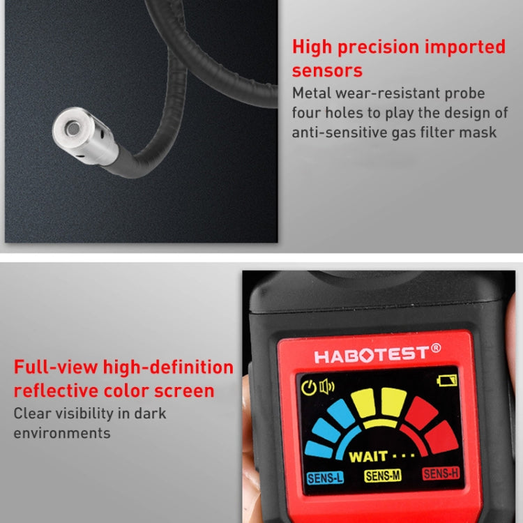 HABOTEST HT601A 可燃氣體檢測器 千電池型號，HT601A