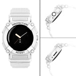 三防純色一體成型錶帶，適用於 Google Pixel Watch