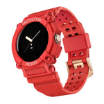 三防純色一體成型錶帶，適用於 Google Pixel Watch