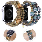 玫瑰珠錶帶，適用於 Apple Watch Ultra 49mm / Series 8&7 45mm，適用於 Apple Watch Series 8&7 41mm
