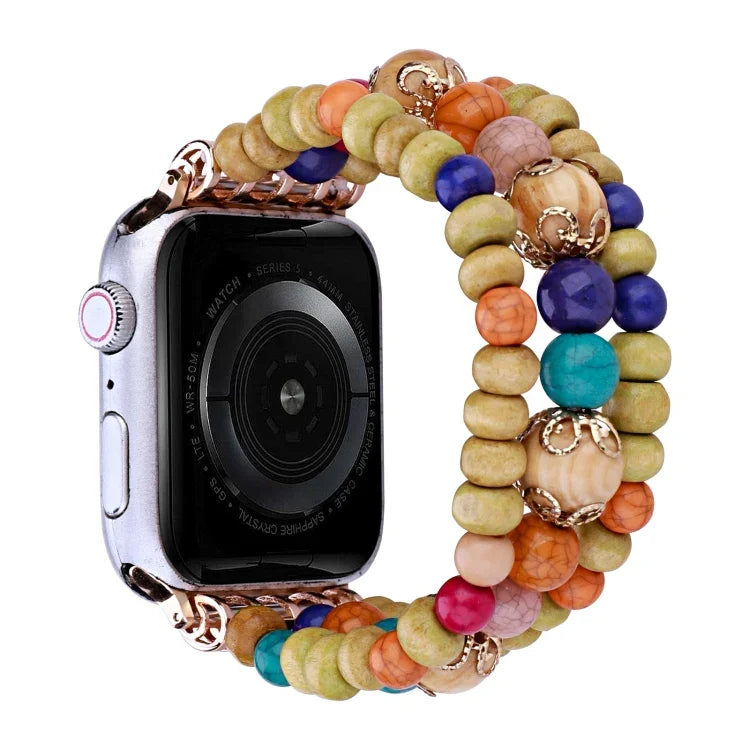 木珠錶帶，適用於 Apple Watch Ultra 49mm / Series 8&7 45mm，適用於 Apple Watch Series 8&7 41mm