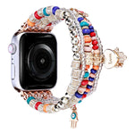 森林風格珠子錶帶，適用於 Apple Watch Ultra 49mm / Series 8&7 45mm，適用於 Apple Watch Series 8&7 41mm