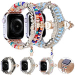森林風格珠子錶帶，適用於 Apple Watch Ultra 49mm / Series 8&7 45mm，適用於 Apple Watch Series 8&7 41mm