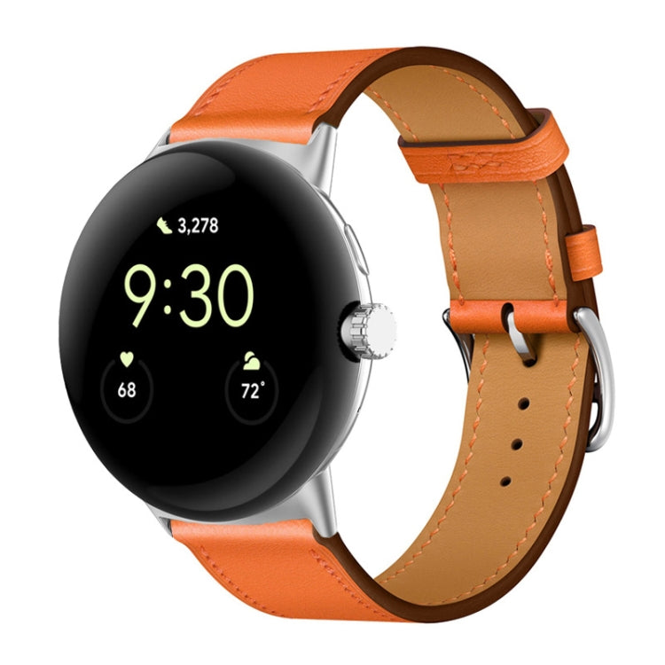 真皮錶帶，適用於 Google Pixel Watch 4 / 3 / 2 / 1 41mm