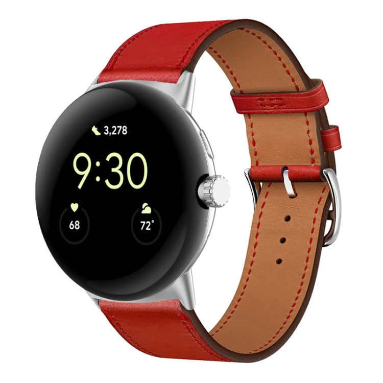 真皮錶帶，適用於 Google Pixel Watch 4 / 3 / 2 / 1 41mm