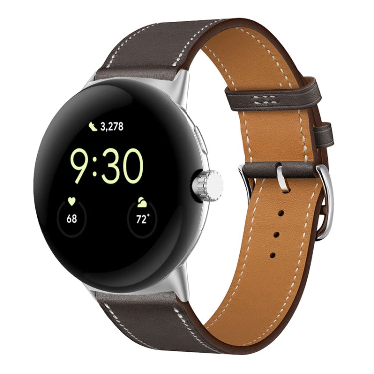 真皮錶帶，適用於 Google Pixel Watch 4 / 3 / 2 / 1 41mm