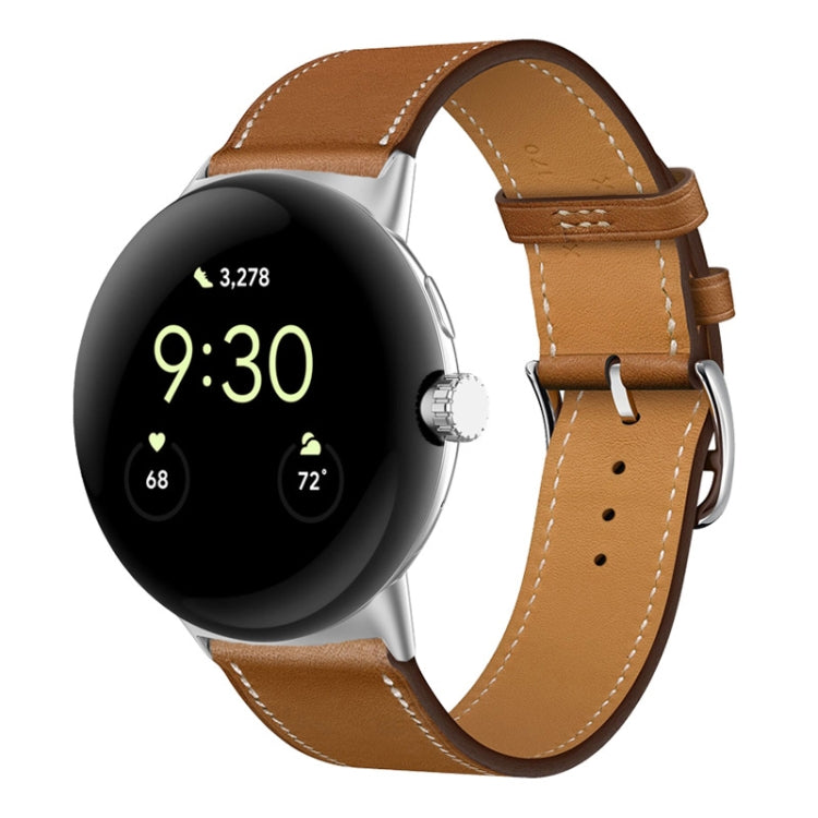 真皮錶帶，適用於 Google Pixel Watch 4 / 3 / 2 / 1 41mm
