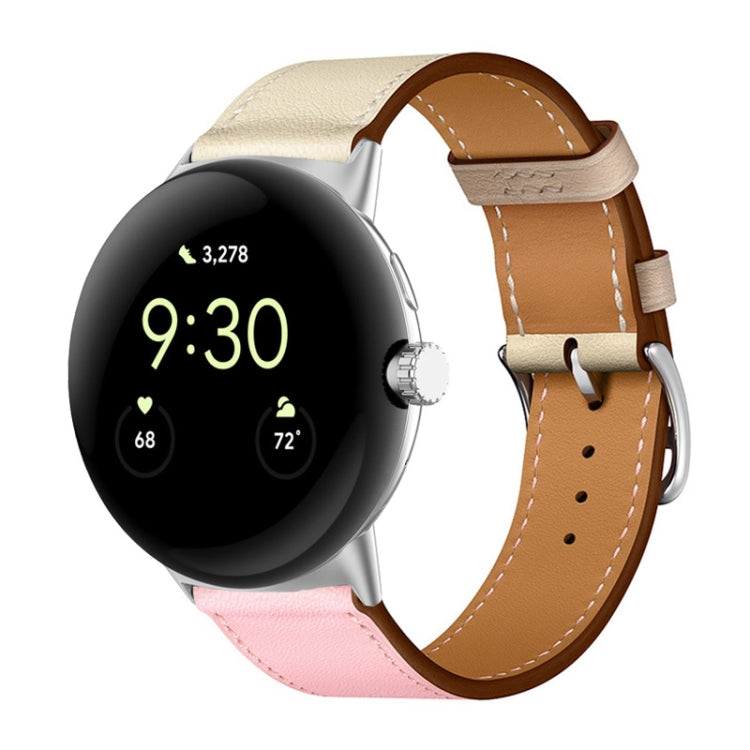 真皮錶帶，適用於 Google Pixel Watch 4 / 3 / 2 / 1 41mm