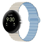 反扣磁性矽膠錶帶，適用於 Google Pixel Watch 4 / 3 / 2 / 1 41mm