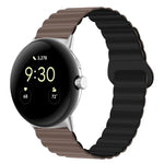 反扣磁性矽膠錶帶，適用於 Google Pixel Watch 4 / 3 / 2 / 1 41mm