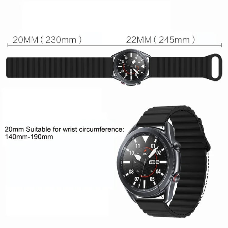 反扣磁性矽膠錶帶，適用於 Google Pixel Watch 4 / 3 / 2 / 1 41mm