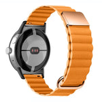 反向扣磁吸真皮錶帶，適用於 Google Pixel Watch 4 / 3 / 2 / 1 41mm