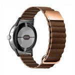 反向扣磁吸真皮錶帶，適用於 Google Pixel Watch 4 / 3 / 2 / 1 41mm