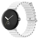 海洋矽膠錶帶，適用於 Google Pixel Watch 4 / 3 / 2 / 1 41mm