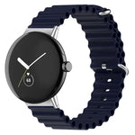 海洋矽膠錶帶，適用於 Google Pixel Watch 4 / 3 / 2 / 1 41mm