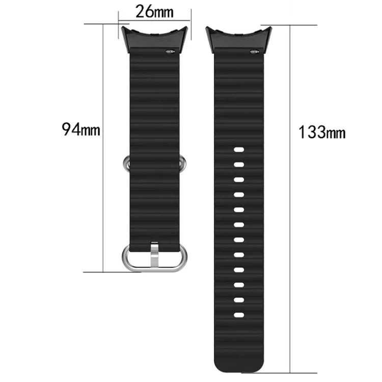 海洋矽膠錶帶，適用於 Google Pixel Watch 4 / 3 / 2 / 1 41mm