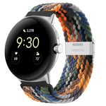金屬扣尼龍錶帶，適用於 Google Pixel Watch 4 / 3 / 2 / 1 41mm
