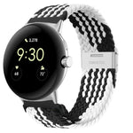 金屬扣尼龍錶帶，適用於 Google Pixel Watch 4 / 3 / 2 / 1 41mm