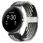 金屬扣尼龍錶帶，適用於 Google Pixel Watch 4 / 3 / 2 / 1 41mm