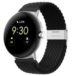 金屬扣尼龍錶帶，適用於 Google Pixel Watch 4 / 3 / 2 / 1 41mm