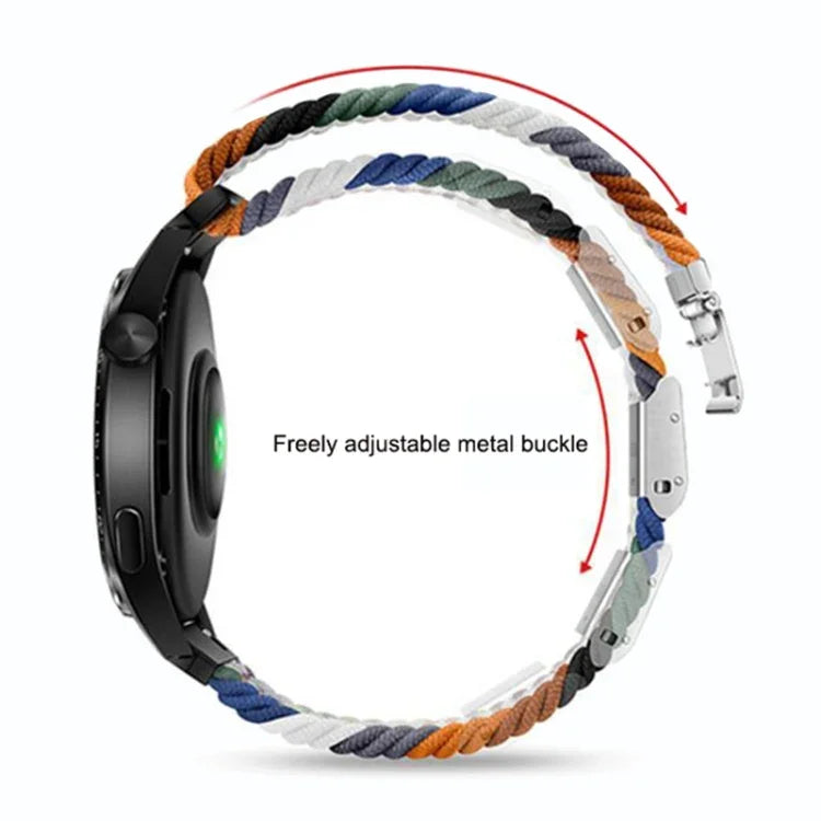金屬扣尼龍錶帶，適用於 Google Pixel Watch 4 / 3 / 2 / 1 41mm