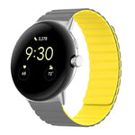 兩段式磁吸矽膠錶帶，適用於 Google Pixel Watch 4 / 3 / 2 / 1 41mm