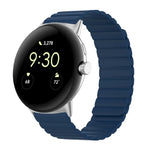 兩段式磁吸矽膠錶帶，適用於 Google Pixel Watch 4 / 3 / 2 / 1 41mm