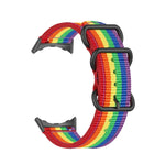 三環黑色扣尼龍錶帶，適用於 Google Pixel Watch 4 / 3 / 2 / 1 41mm