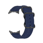 三環黑色扣尼龍錶帶，適用於 Google Pixel Watch 4 / 3 / 2 / 1 41mm