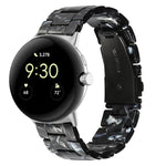 Three-beads Resin Watch Band, For Google Pixel Watch 4 / 3 / 2 / 1 41mm