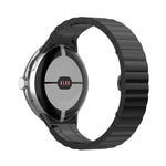 單珠蝴蝶扣金屬錶帶，適用於 Google Pixel Watch 4 / 3 / 2 / 1 41mm