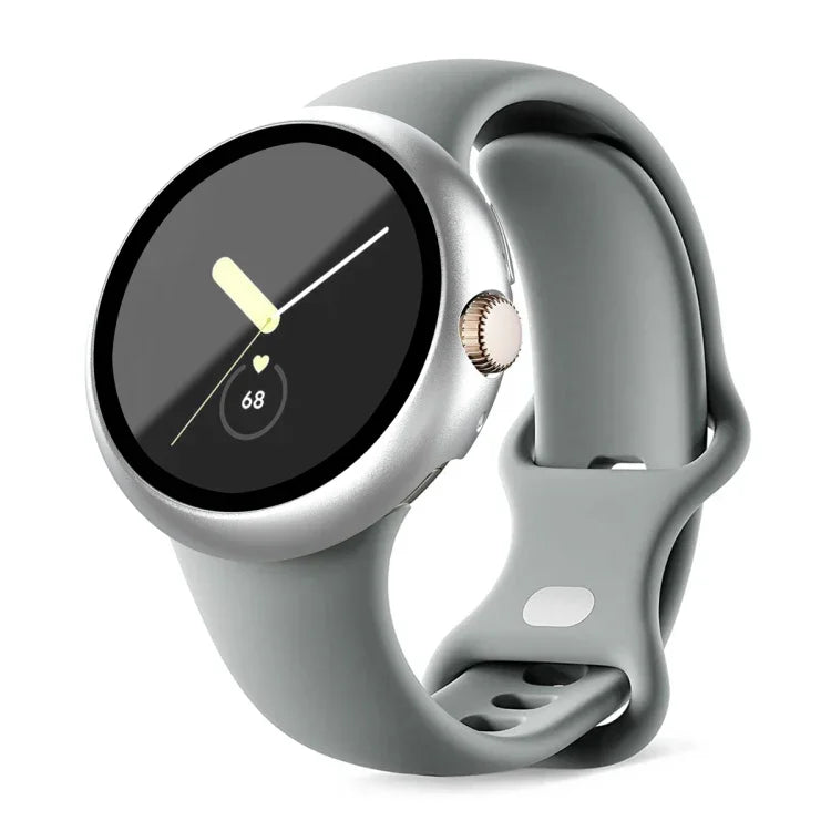 磨砂 PC 框架鋼化膜一體式手錶保護殼，適用於 Google Pixel Watch