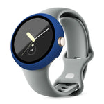 磨砂 PC 框架鋼化膜一體式手錶保護殼，適用於 Google Pixel Watch