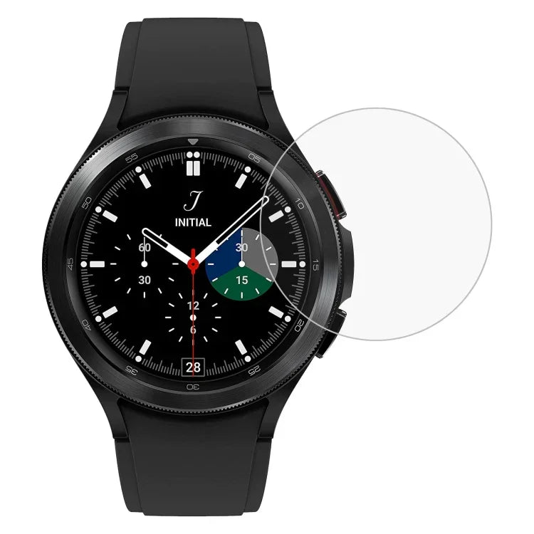 0.26mm 2.5D 9H 手錶鋼化玻璃保護貼，適用於 Samsung Galaxy Watch4 Classic 46mm，適用於 Samsung Galaxy Watch4 40mm