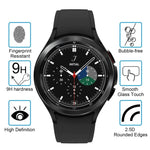 0.26mm 2.5D 9H 手錶鋼化玻璃保護貼，適用於 Samsung Galaxy Watch4 Classic 46mm，適用於 Samsung Galaxy Watch4 40mm